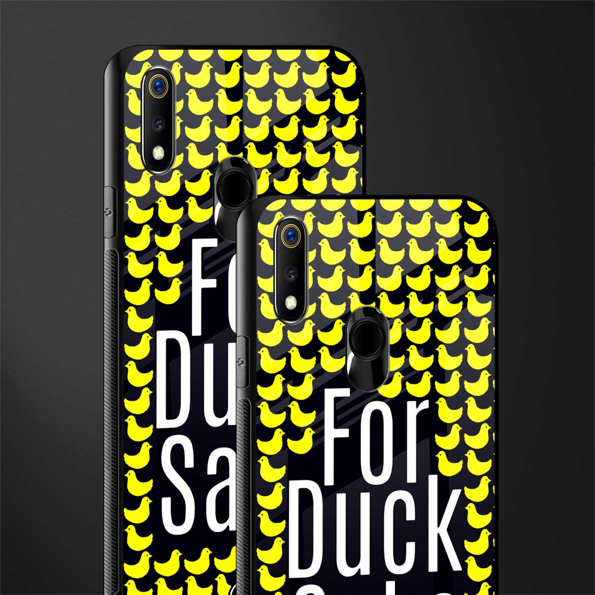 for duck sake glass case for realme 3 pro image-2