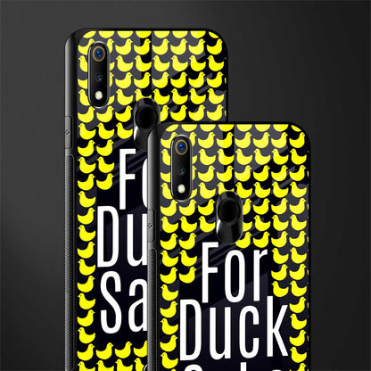 for duck sake glass case for realme 3 pro image-2