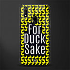 for duck sake glass case for realme 3 pro image