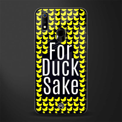 for duck sake glass case for realme 3 pro image
