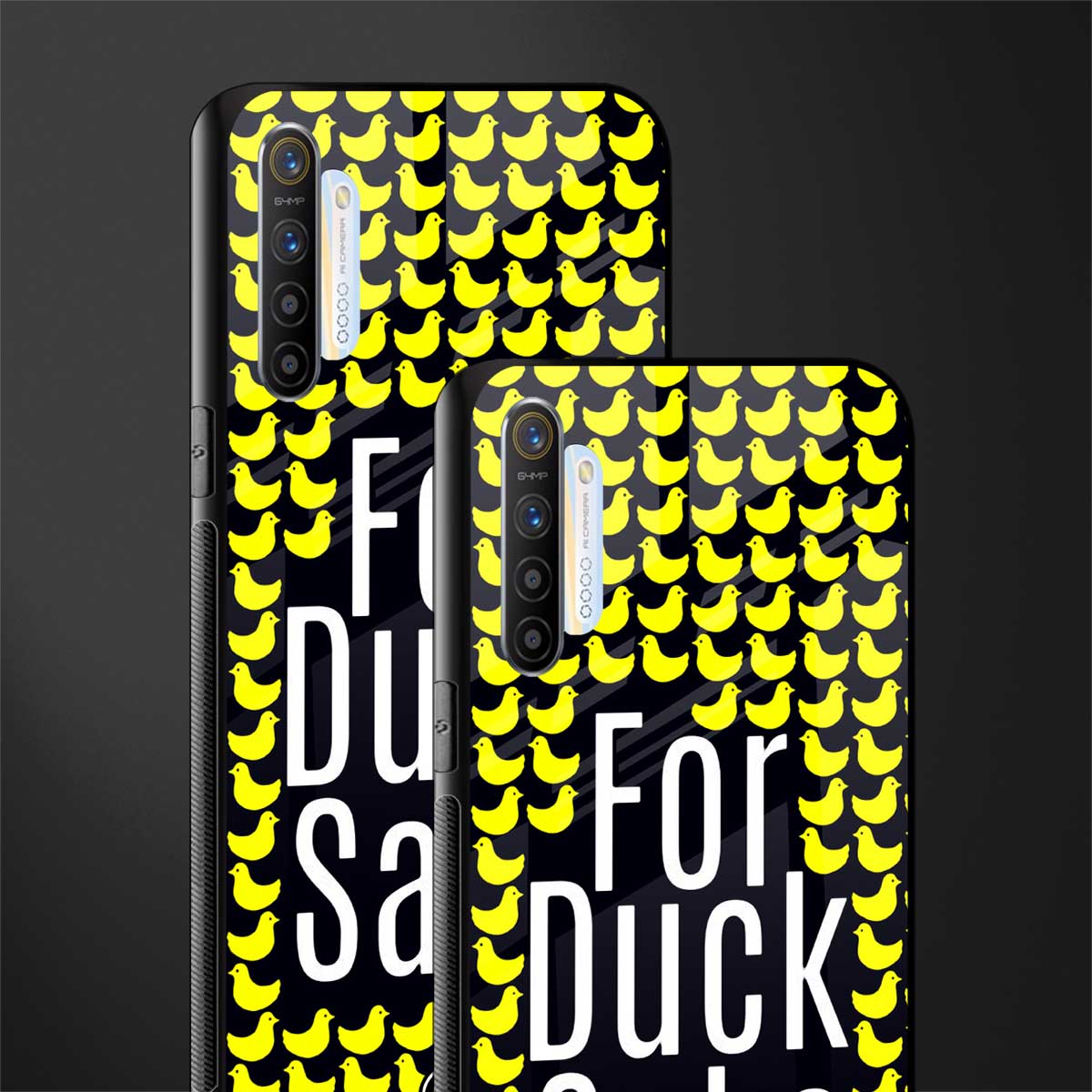 for duck sake glass case for realme xt image-2