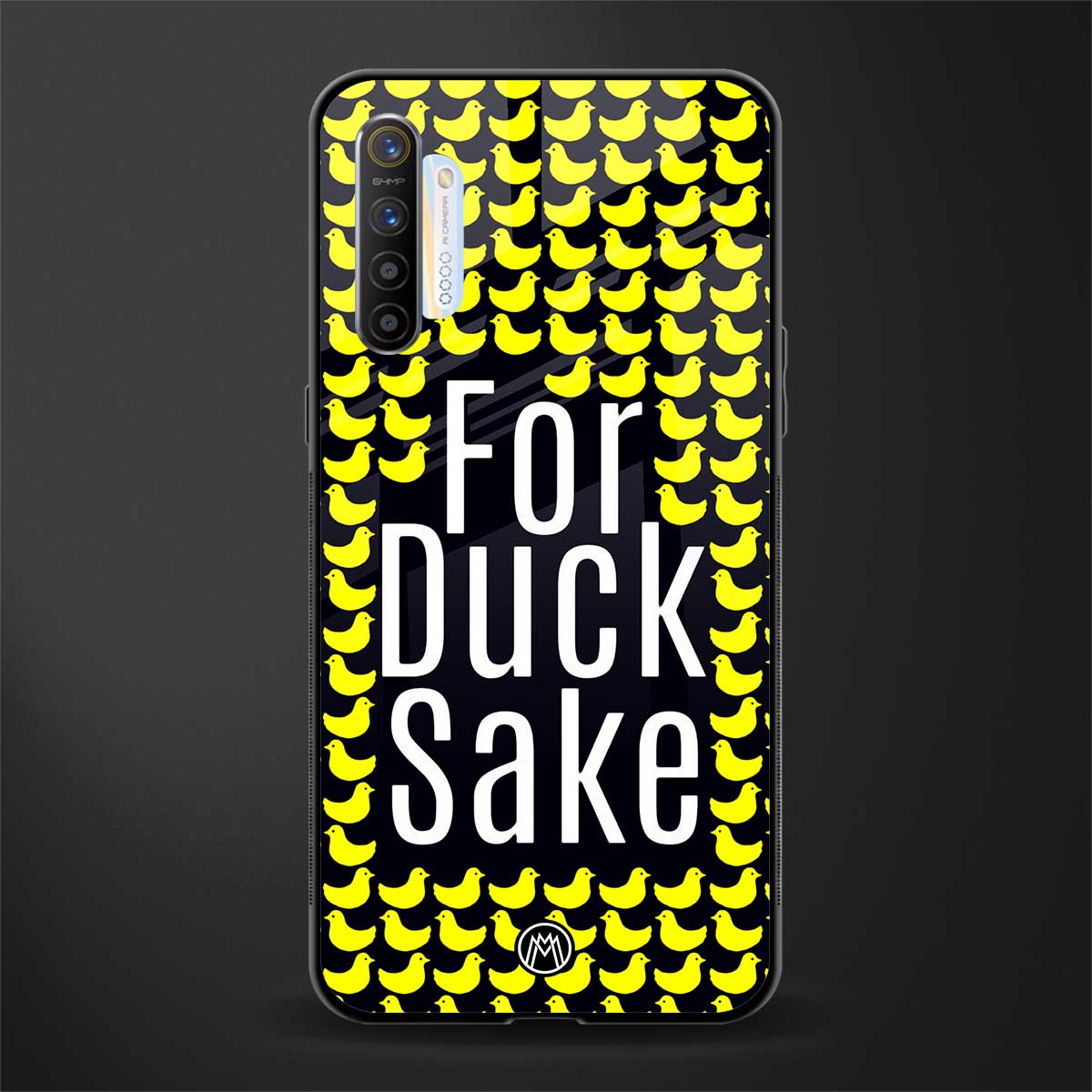 for duck sake glass case for realme xt image