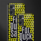 for duck sake glass case for oppo reno7 5g image-2