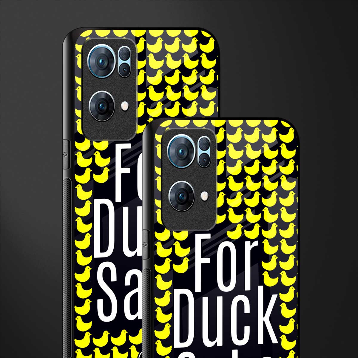 for duck sake glass case for oppo reno7 pro 5g image-2