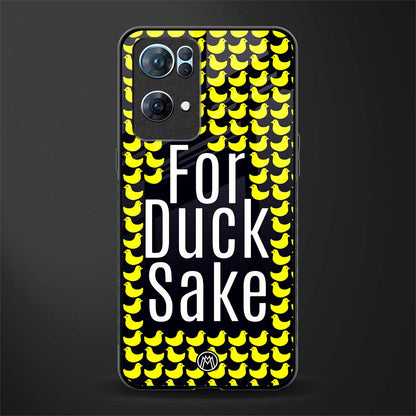 for duck sake glass case for oppo reno7 pro 5g image