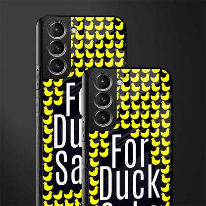 for duck sake glass case for samsung galaxy s21 image-2