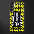 for duck sake glass case for samsung galaxy s21 fe 5g image