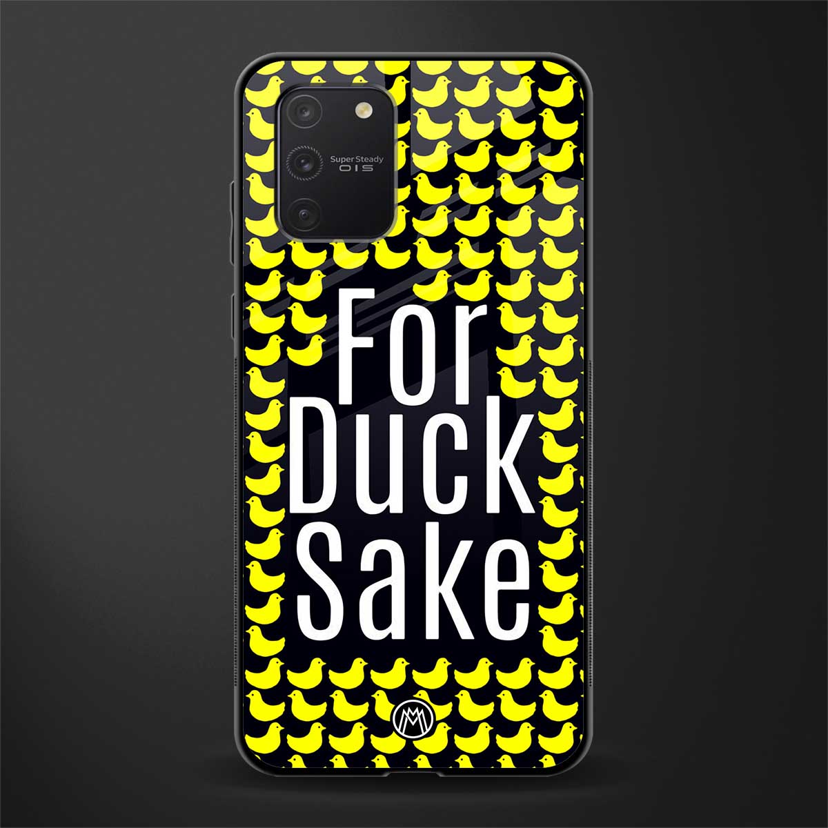 for duck sake glass case for samsung galaxy a91 image