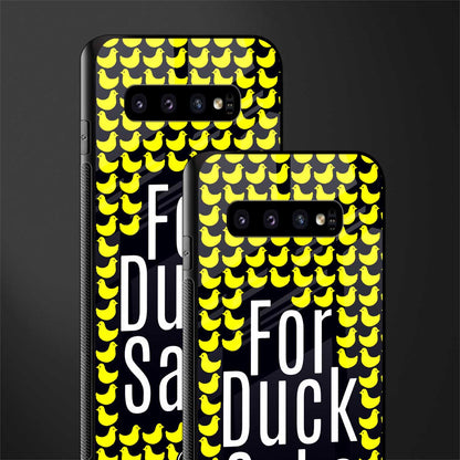 for duck sake glass case for samsung galaxy s10 plus image-2