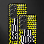 for duck sake glass case for samsung galaxy s22 ultra 5g image-2