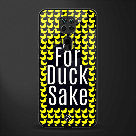 for duck sake glass case for redmi note 9 image