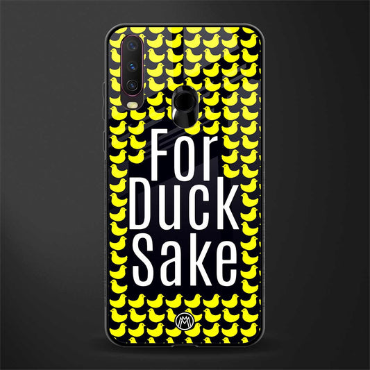 for duck sake glass case for vivo y17 image