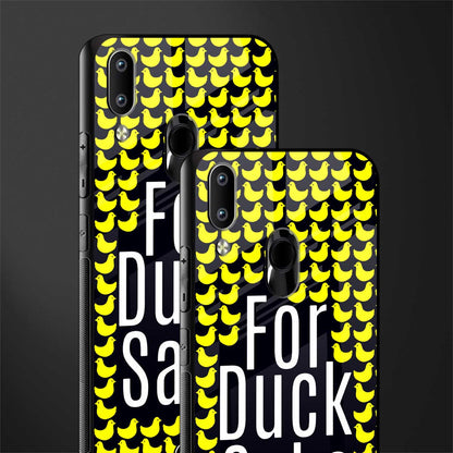 for duck sake glass case for vivo y91 image-2