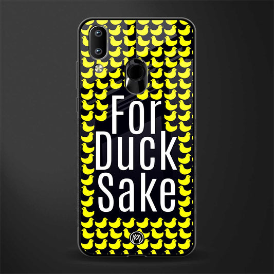 for duck sake glass case for vivo y95 image