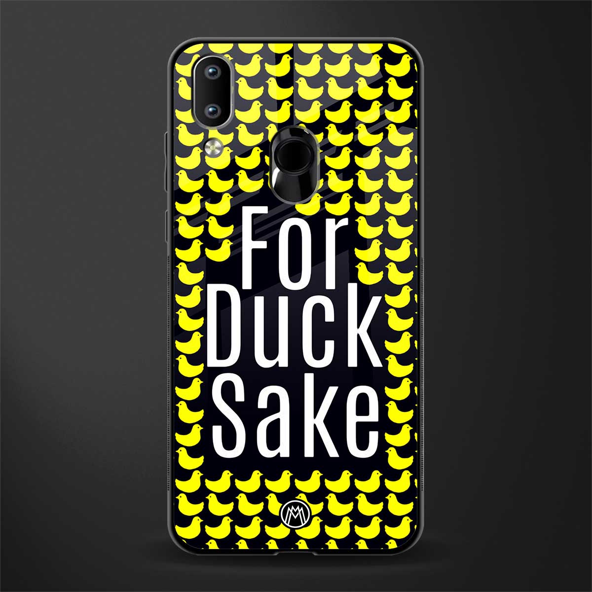 for duck sake glass case for vivo y91 image
