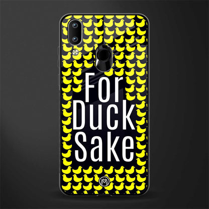 for duck sake glass case for vivo y91 image
