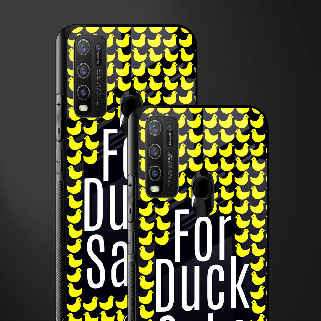 for duck sake glass case for vivo y50 image-2