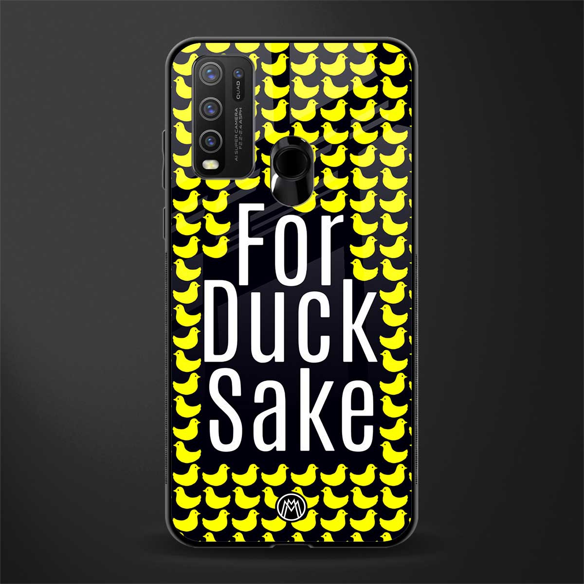 for duck sake glass case for vivo y30 image