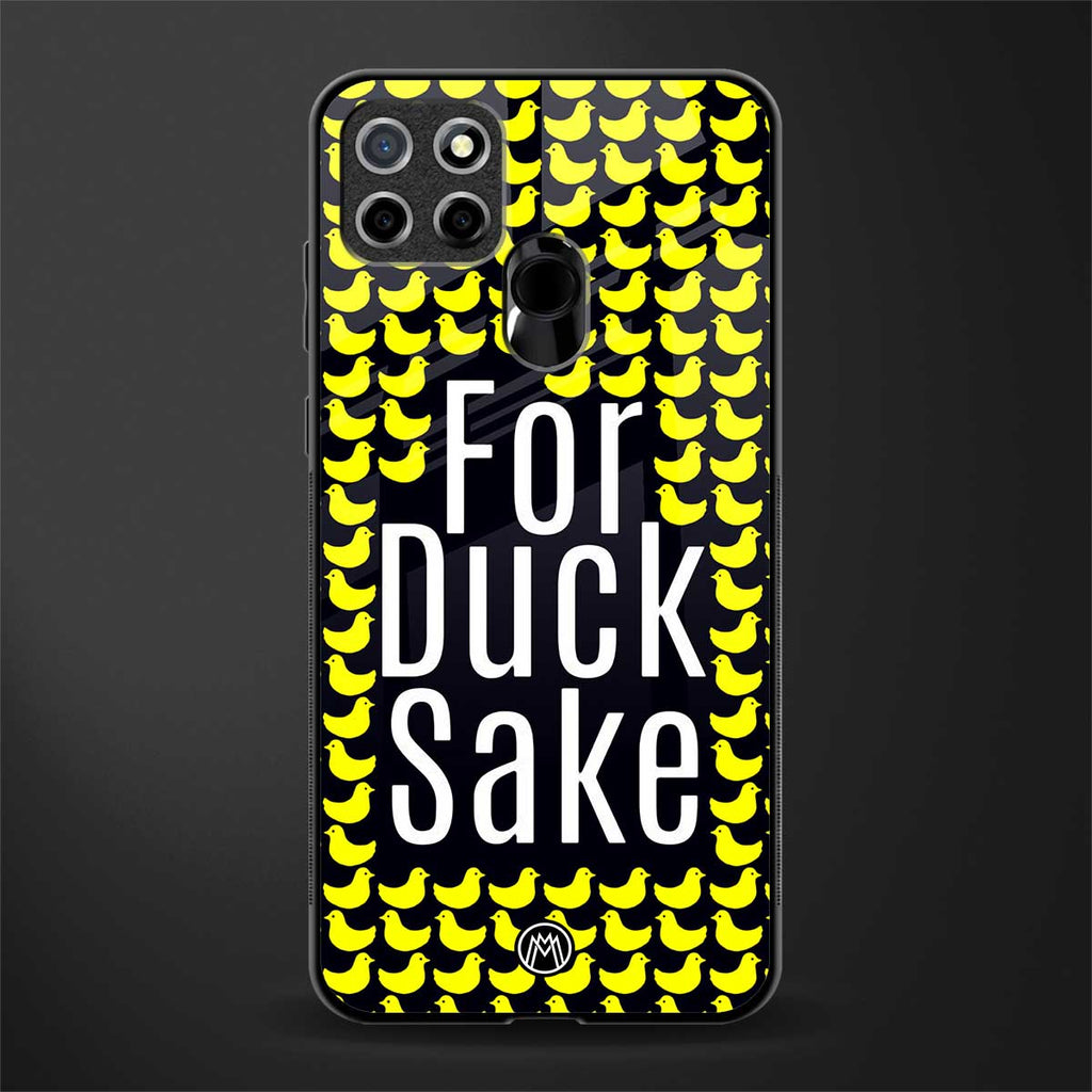 for duck sake glass case for realme narzo 30a image