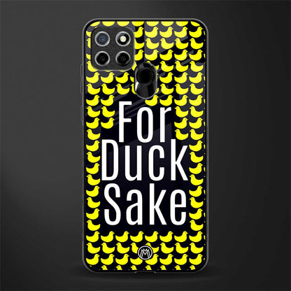 for duck sake glass case for realme narzo 30a image