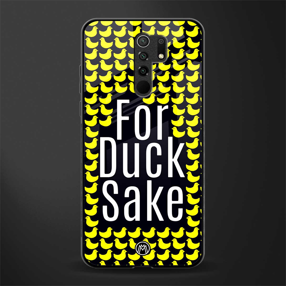 for duck sake glass case for redmi 9 prime image