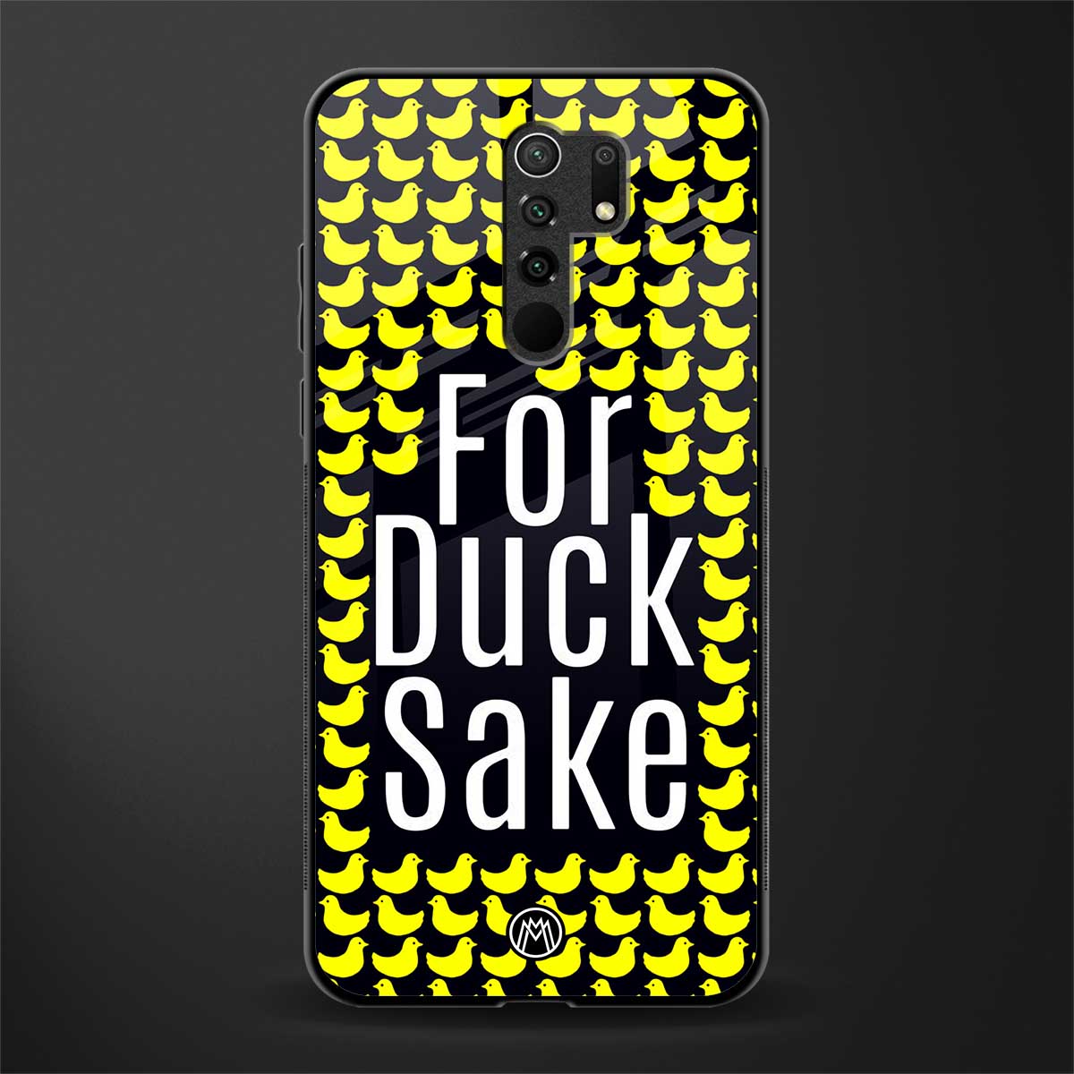for duck sake glass case for poco m2 image