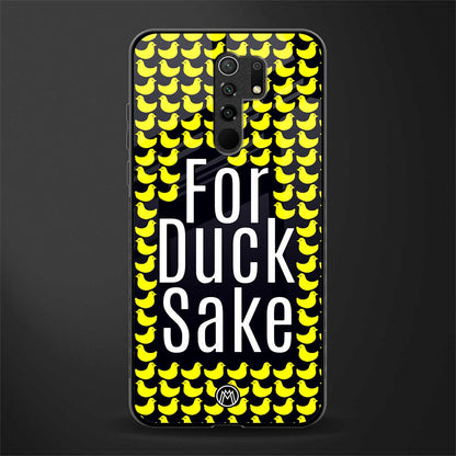 for duck sake glass case for poco m2 image