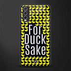 for duck sake glass case for vivo y20 image