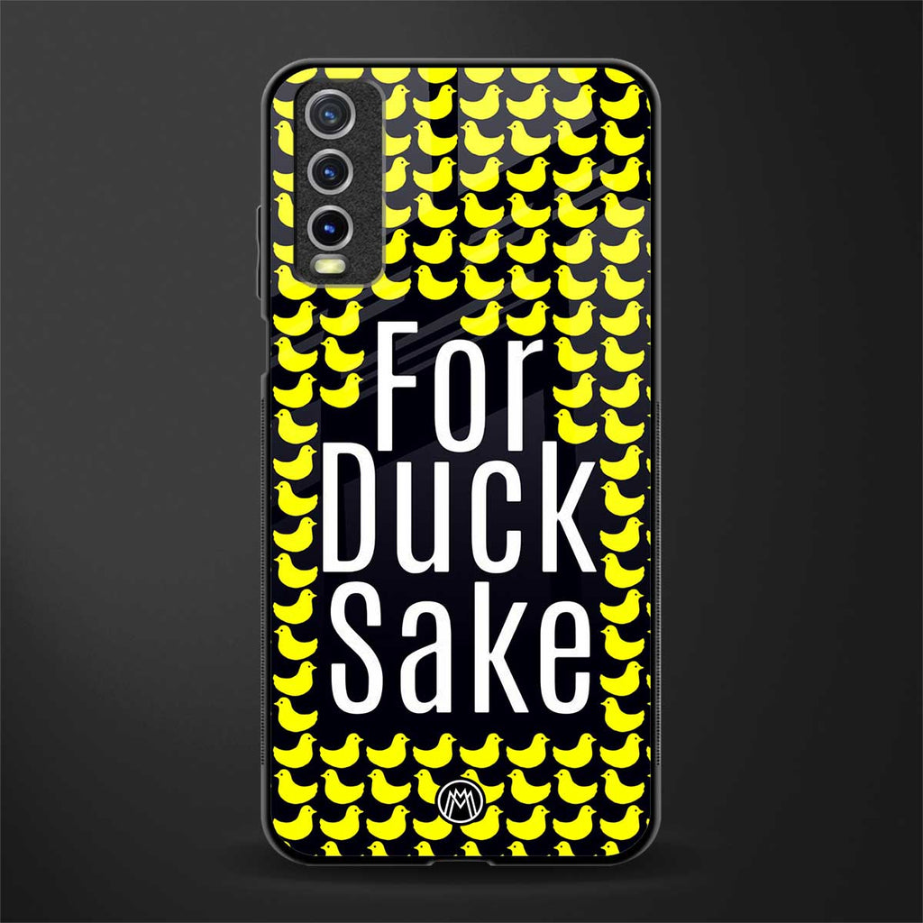 for duck sake glass case for vivo y20i vivo y20t image
