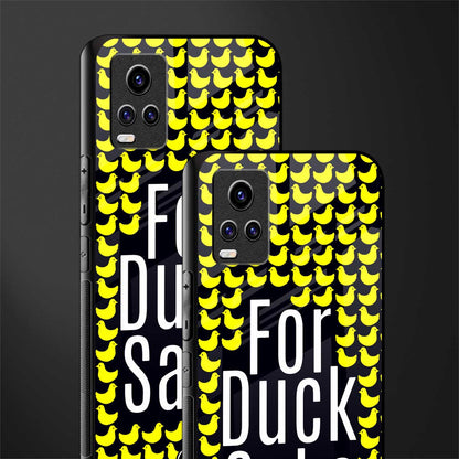 for duck sake glass case for vivo v20 image-2