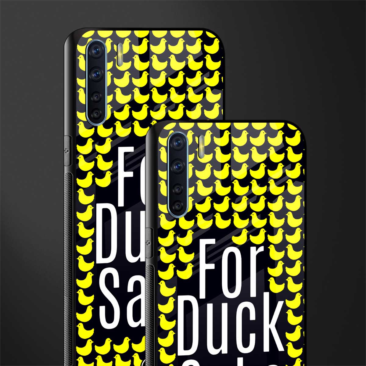 for duck sake glass case for oppo f15 image-2