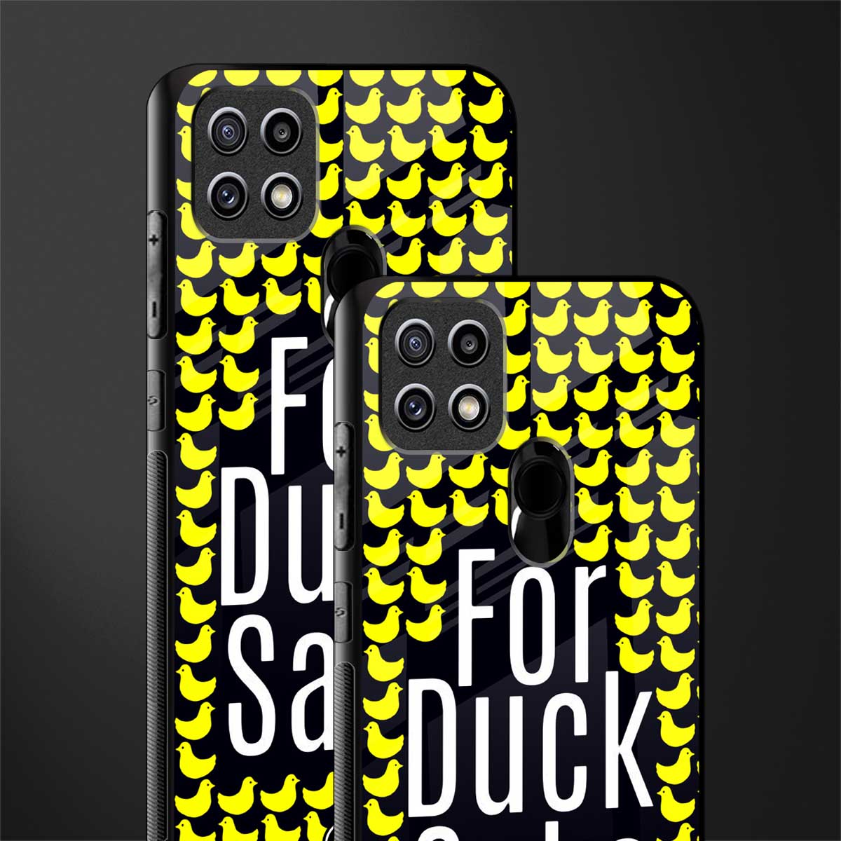 for duck sake glass case for oppo a15s image-2