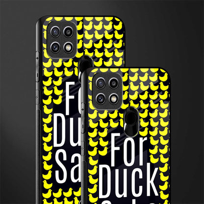 for duck sake glass case for oppo a15 image-2