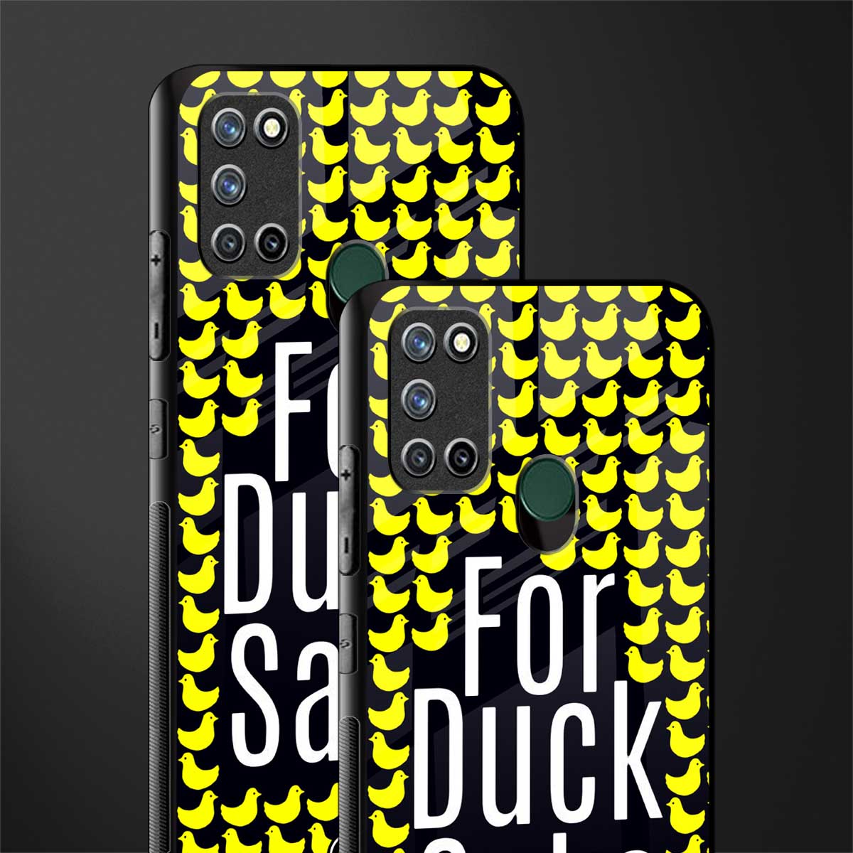 for duck sake glass case for realme 7i image-2