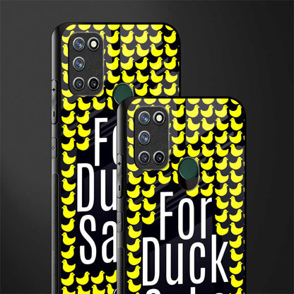 for duck sake glass case for realme 7i image-2
