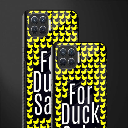 for duck sake glass case for oppo f17 pro image-2