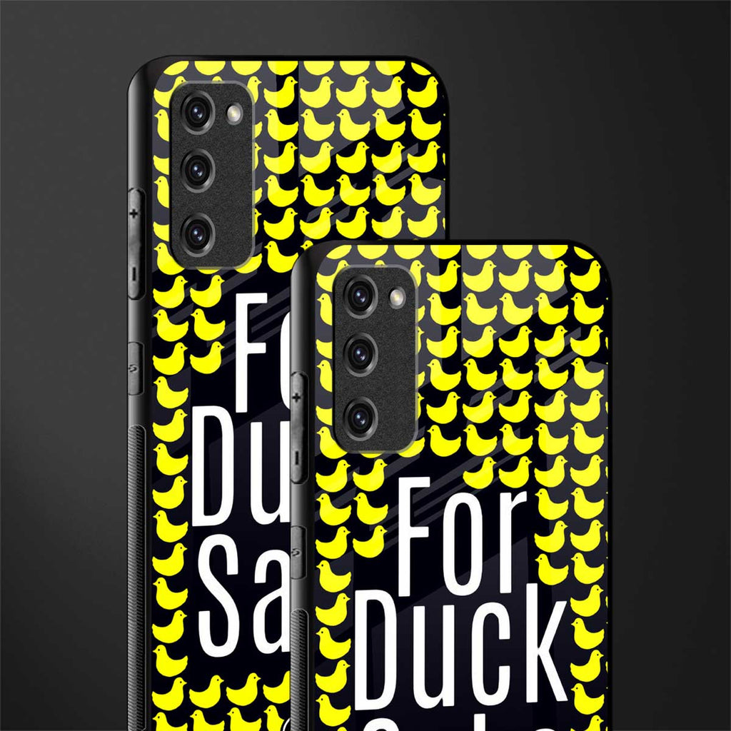 for duck sake glass case for samsung galaxy s20 fe image-2
