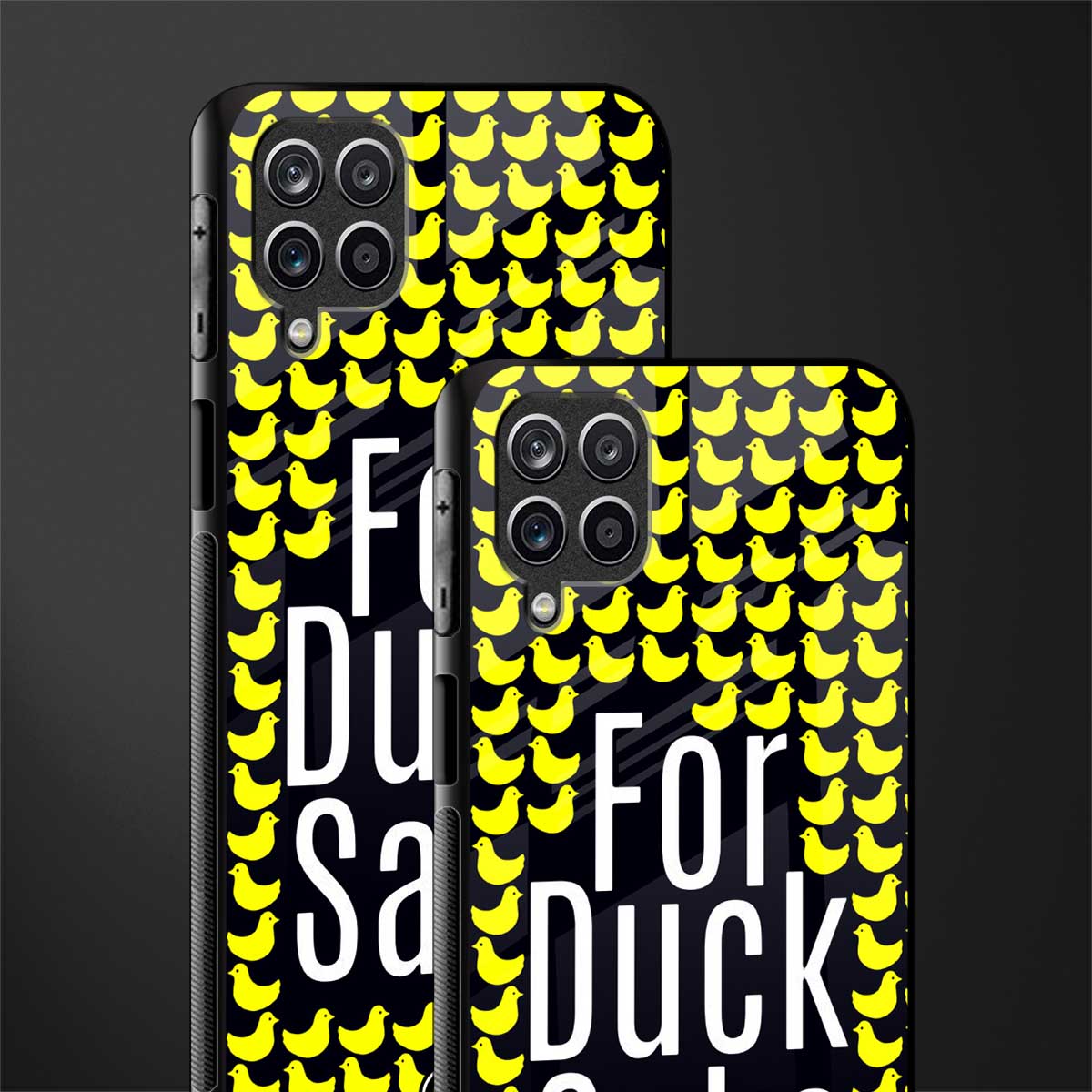 for duck sake glass case for samsung galaxy f12 image-2