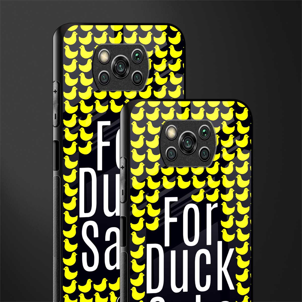 for duck sake glass case for poco x3 image-2