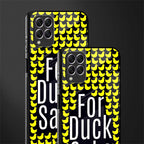 for duck sake glass case for samsung galaxy f62 image-2