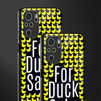 for duck sake glass case for redmi note 10s image-2