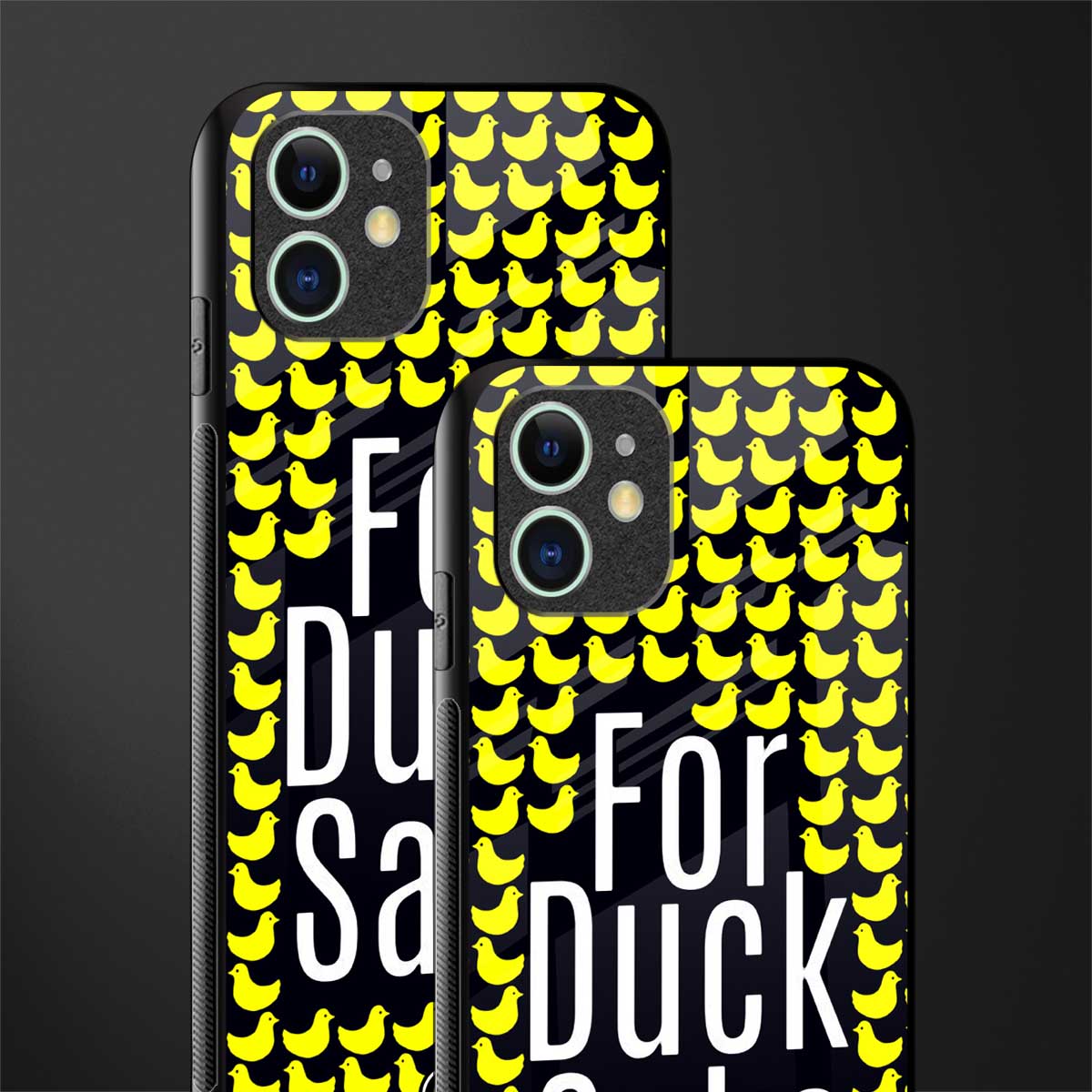for duck sake glass case for iphone 12 image-2