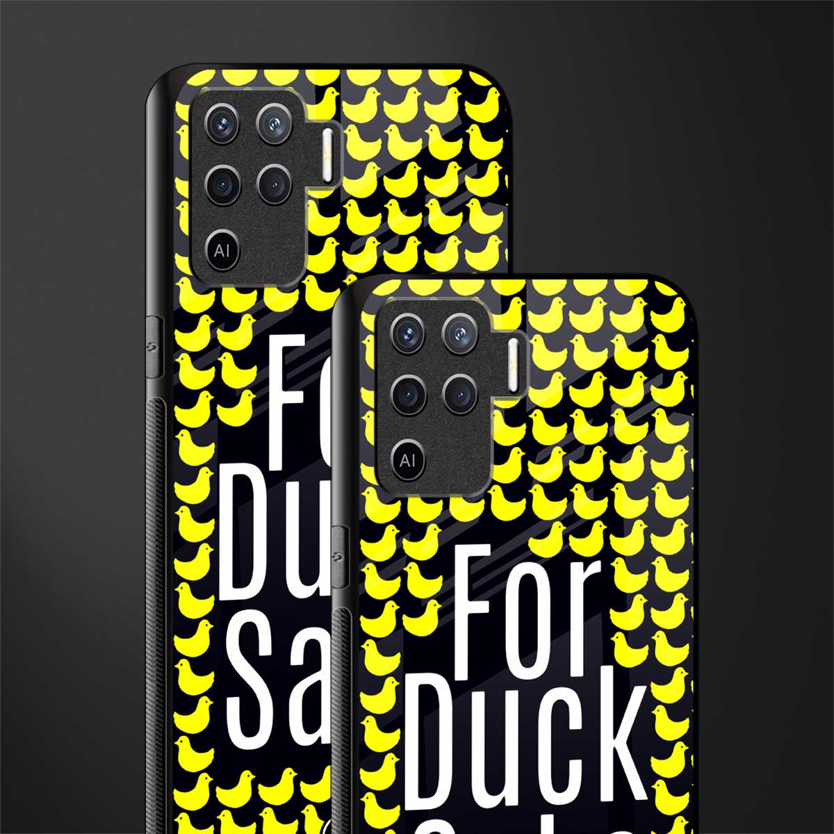 for duck sake glass case for oppo f19 pro image-2