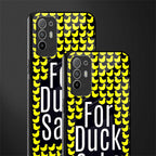 for duck sake glass case for oppo f19 pro plus image-2