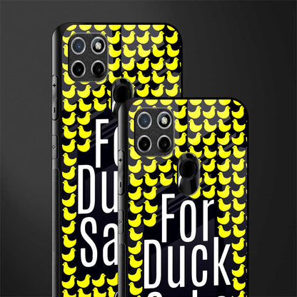 for duck sake glass case for realme c21 image-2