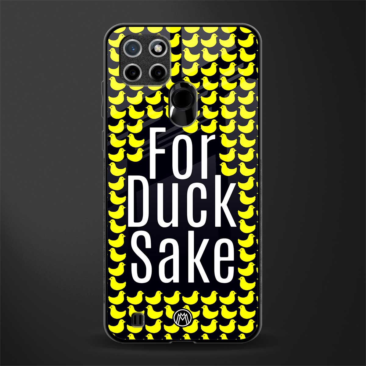 for duck sake glass case for realme c21 image