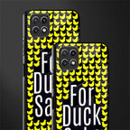 for duck sake glass case for samsung galaxy a22 5g image-2