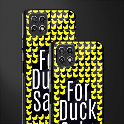 for duck sake glass case for samsung galaxy a22 5g image-2