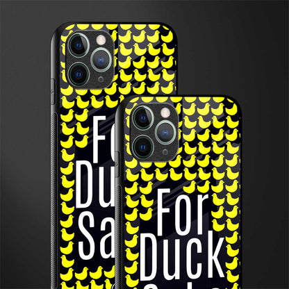 for duck sake glass case for iphone 11 pro max image-2