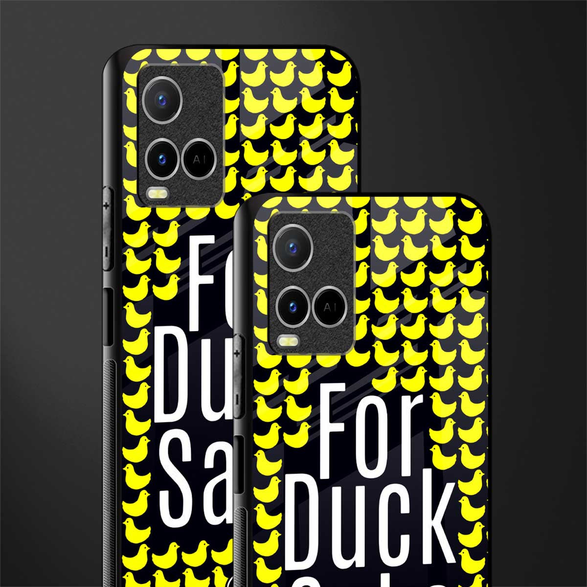 for duck sake glass case for vivo y21t image-2